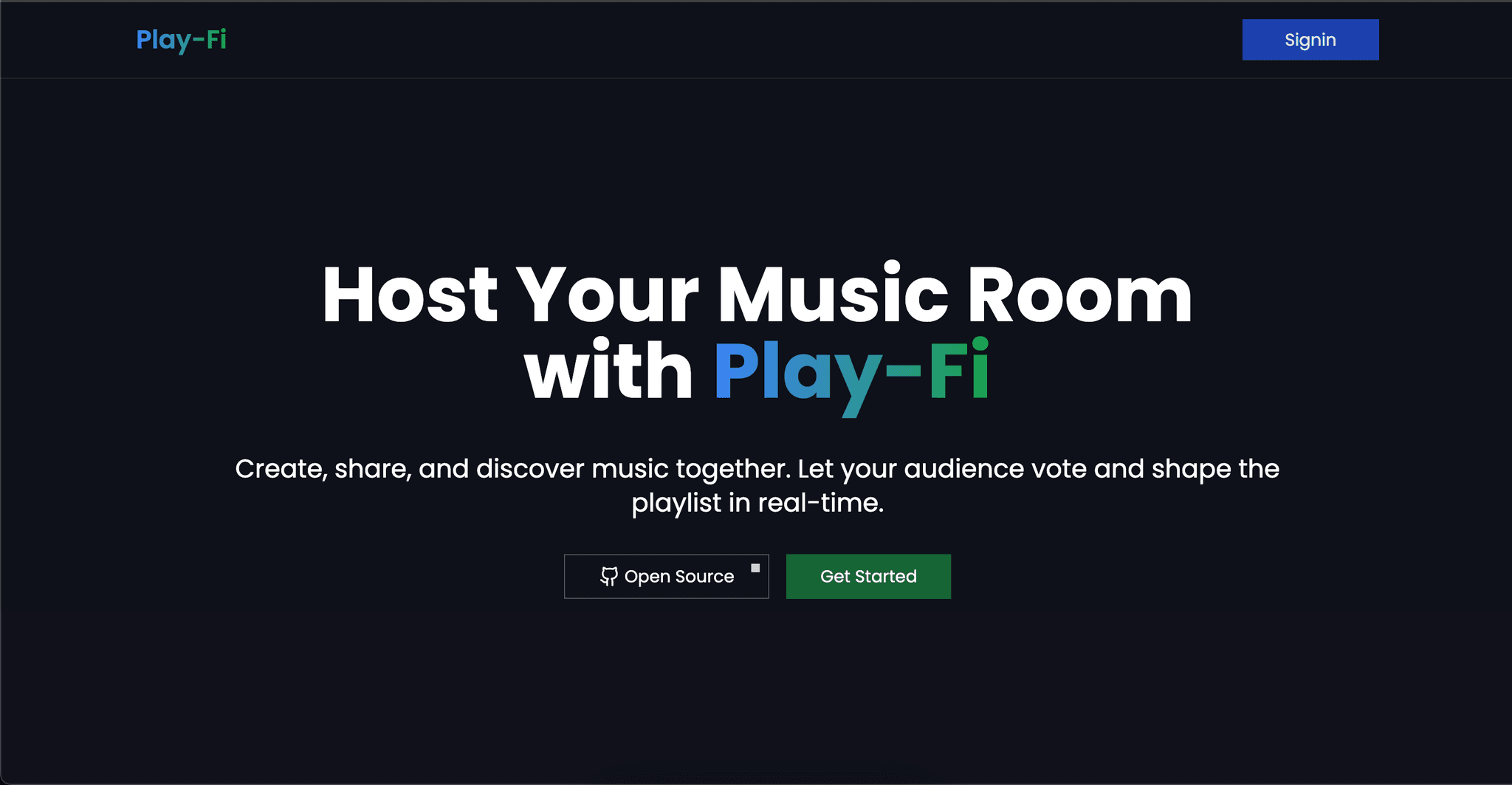 Playfi– Real-Time Collaborative Music Player