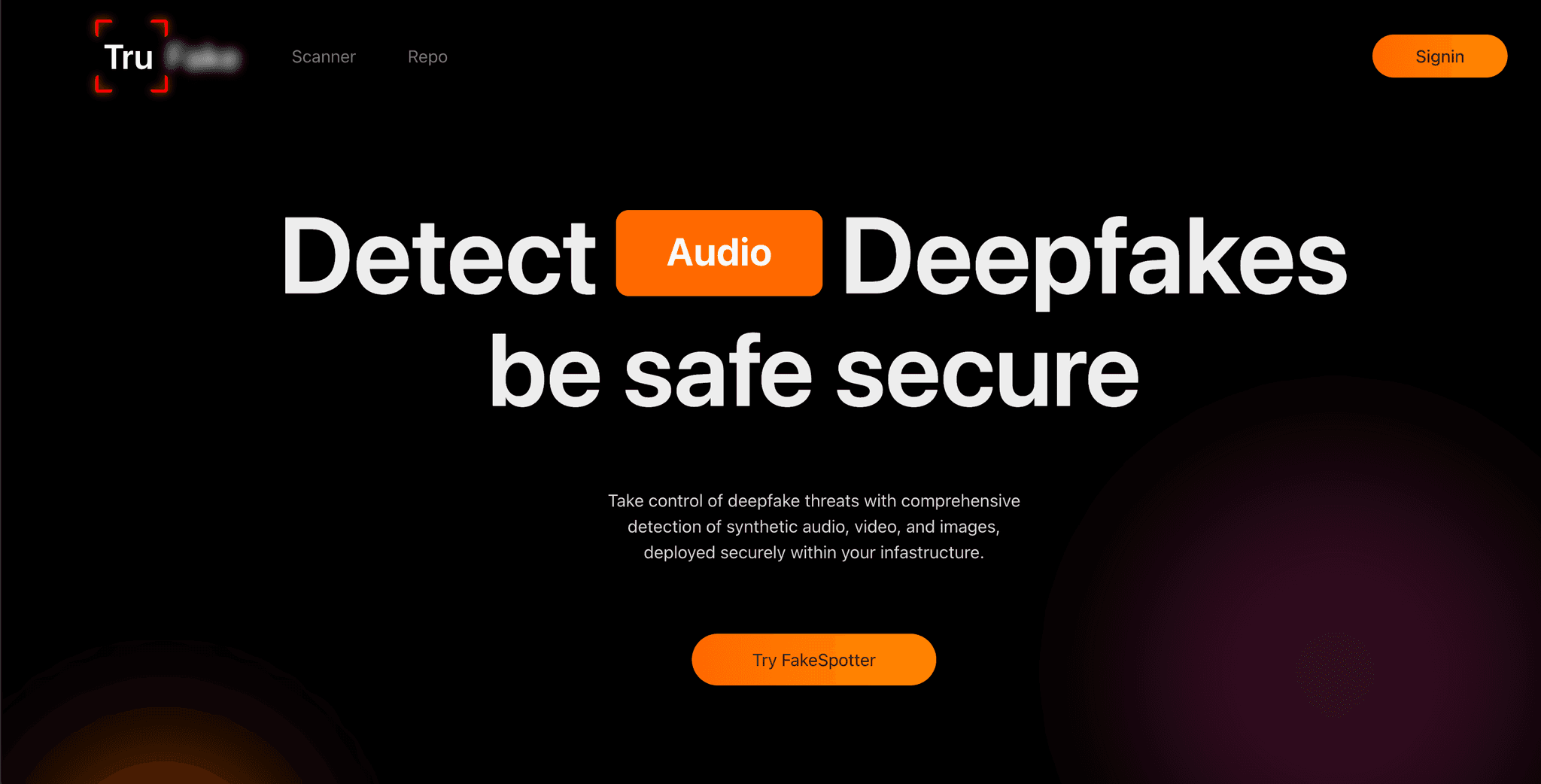 Trufake- deepfake detector PC-ONLY